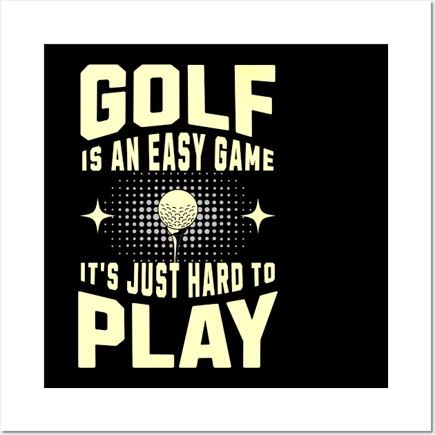 Funny Golf Player Wall Art by PopularDesigns